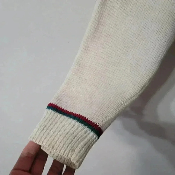 Vintage Holiday Traditions Cotton Blend Crewneck Pullover Women's Sweater M - Picture 3 of 7